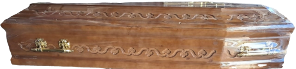 Cercueil sculpté